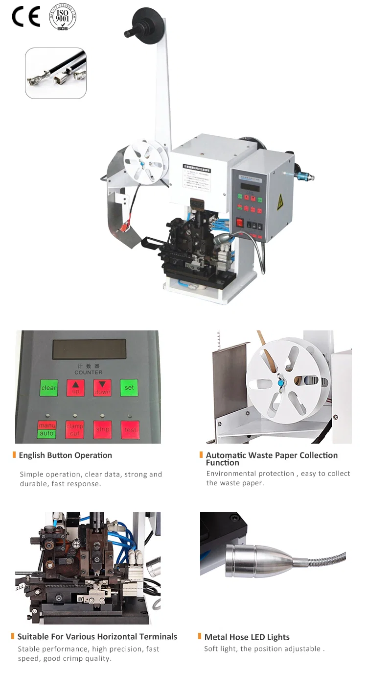 macchina terminale di crimpatura spelante, macchina di crimpatura spelatura, macchina di crimpatura del filo