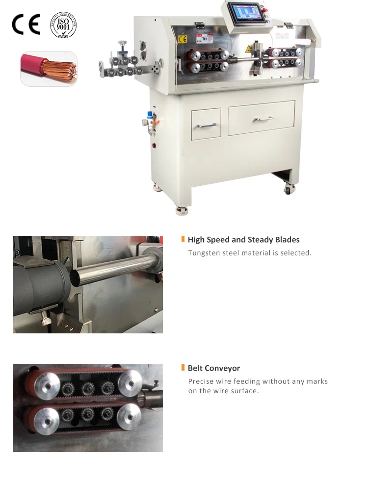 Macchina per il taglio e la spelatura della guaina del cavo da 150mm2 WPM-MAX3, Macchina spelafili automatica per cavi, Macchina spelafili per fili e cavi, Macchina spelafili con guaina in PVC