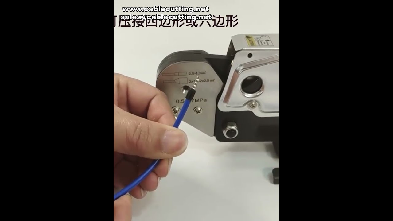 Adjustable Pneumatic Tube Terminal Crimping Machine #factory #machine #diy