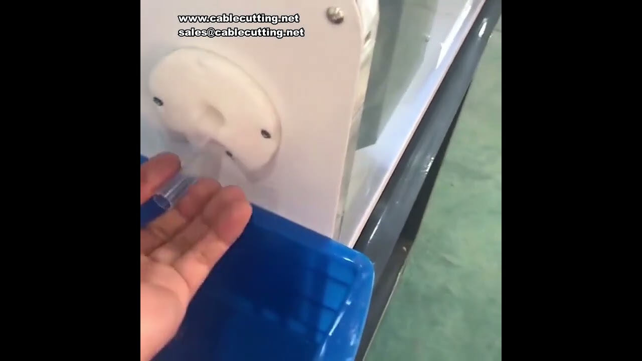 1000W diameter 4 32mm corrugated pipe cutting machine, cutting 5 9999mm, 120G plastic pipe cutting a