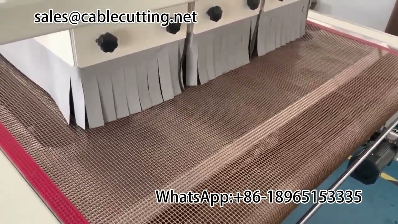 New energy automobile motor power line sleeve heat shrink machine