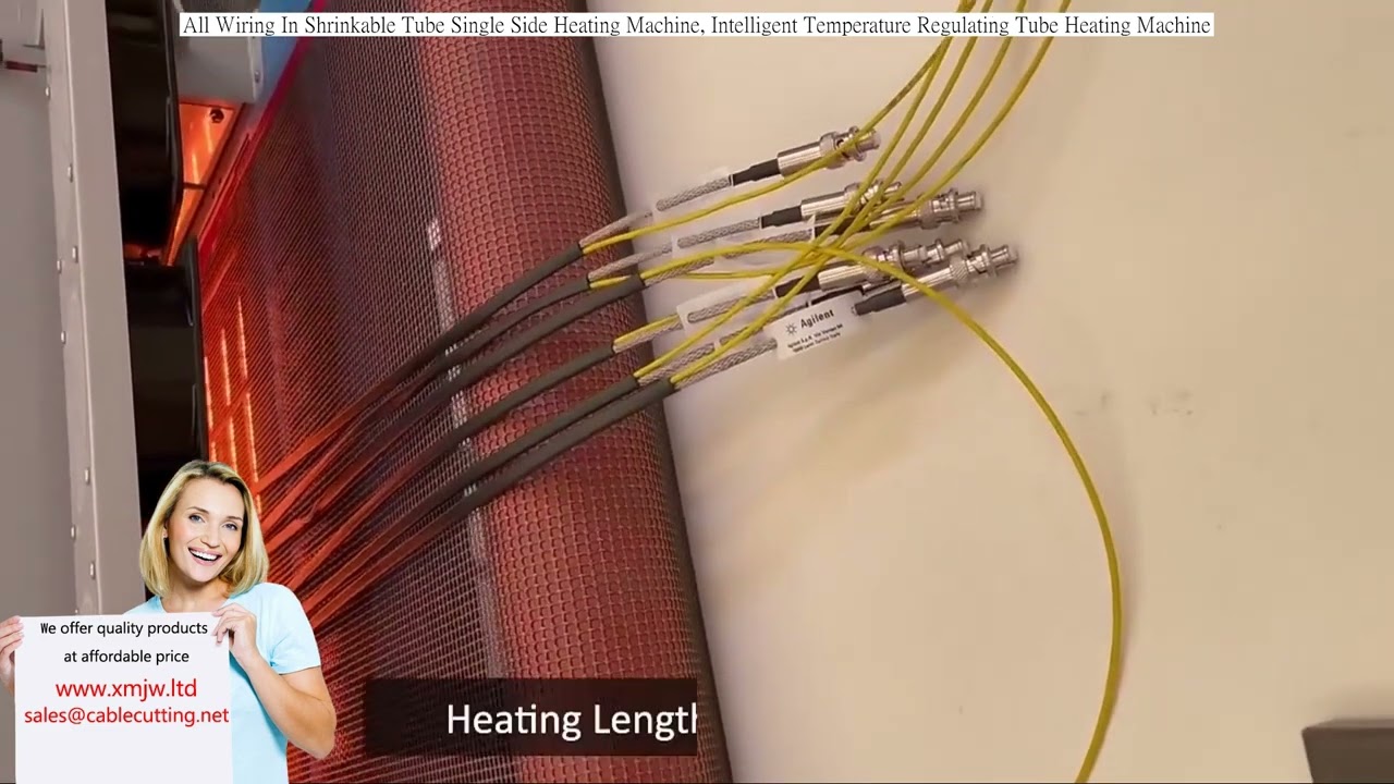 All Wiring In Shrinkable Tube Single Side Heating Machine, Intelligent Temperature Regulating Tube