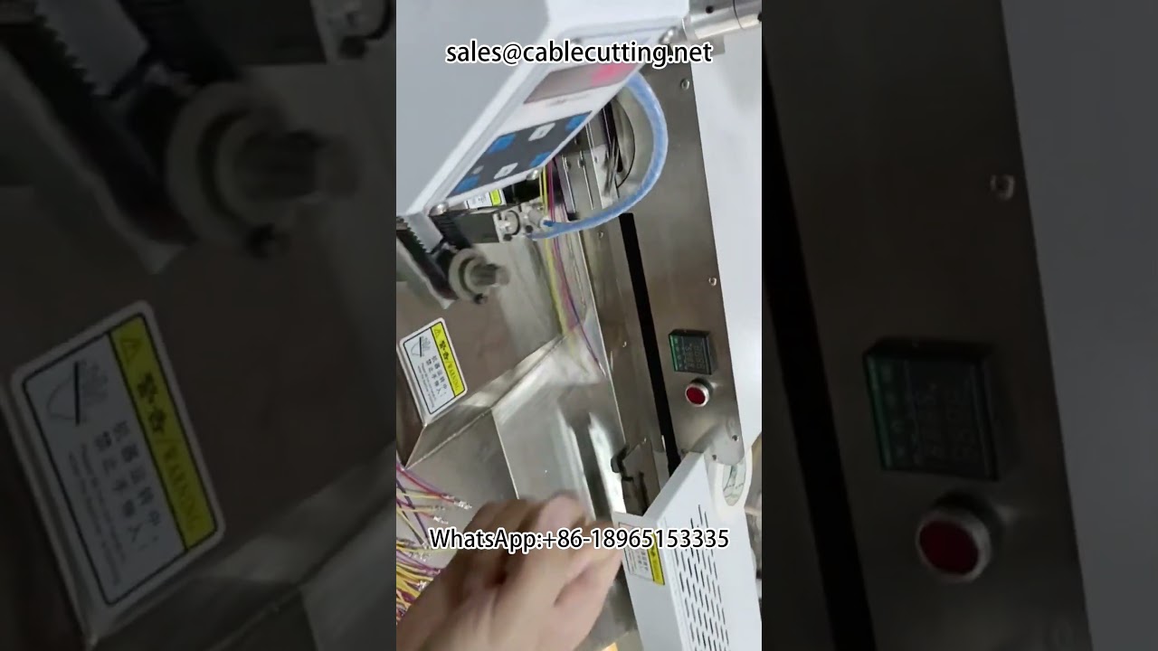 Multifunctional five wire double head termination machine #rear end can be dipped tin stripping mach