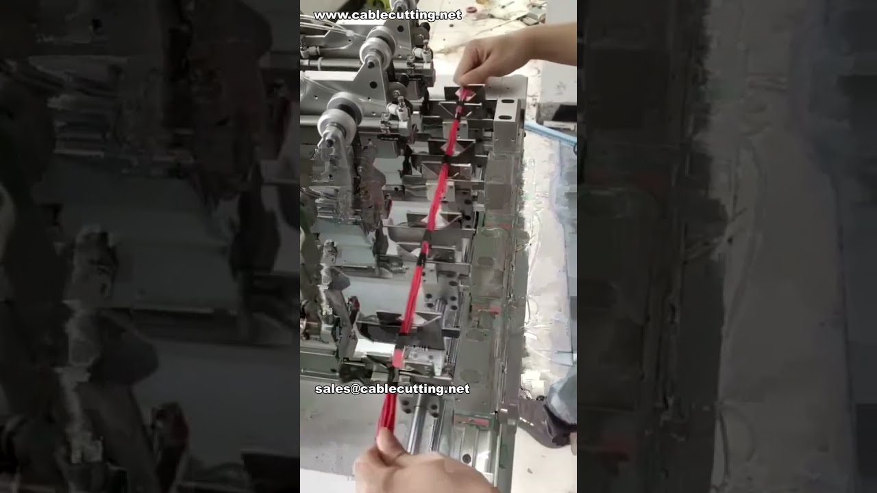 Large Diameter 6 18mm OD 4 Point Spot Taping Machine # Factory Video