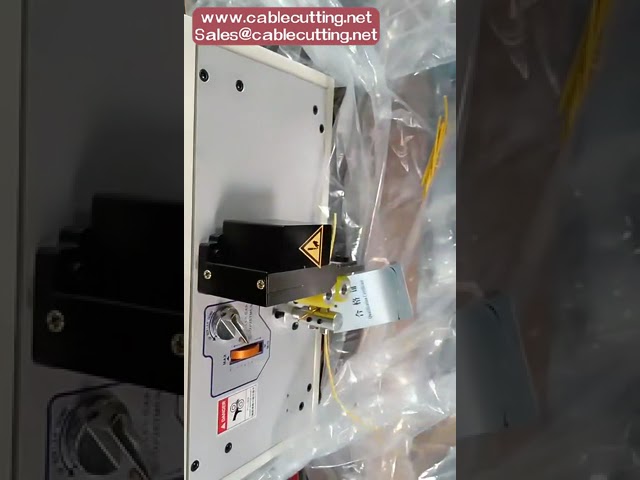 Automatic Pipe Cutting Machine 200W Wire Tube Sleeving Cutter 220V 110V 2-Wheel Drive