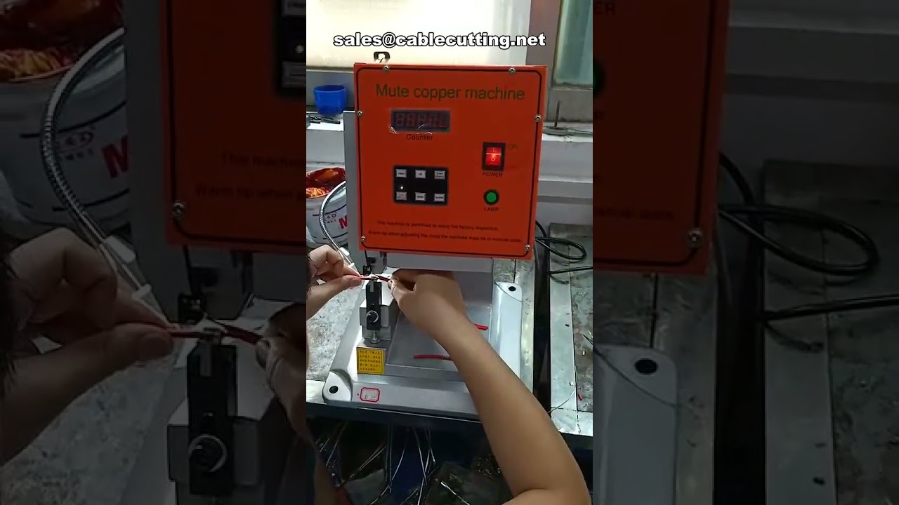Cable Wire Splicing&amp;copper Joint Silent Copper Belt Crimping Machine, Copper Wire Stripping Mach
