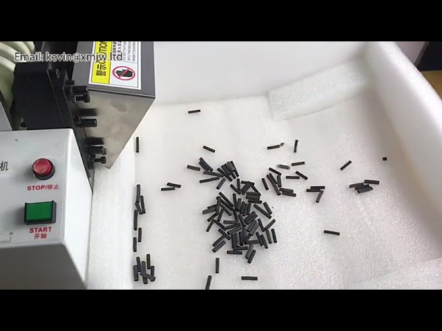 High speed Automatic heat shrinkable tube silicone plastic hose cutting machine nylon pipe cut machi