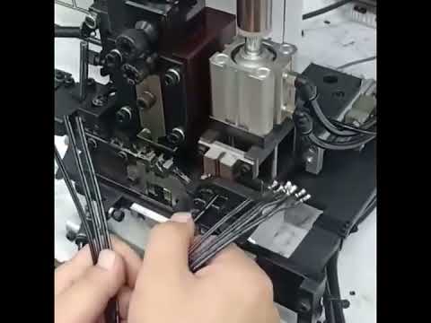 Automatic Terminal Crimping Machine 2T4T   Cable Manufacturing Equipment