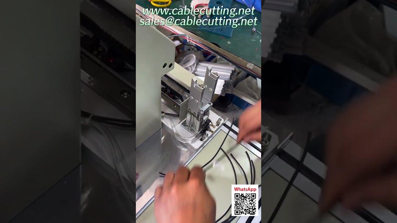 Automatic Wire Cutting and Stripping Machine with Coiling and Packaging System