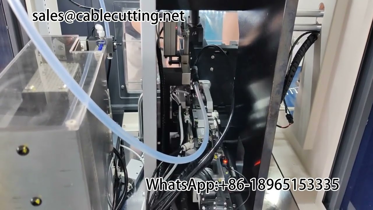 Threading waterproof plug stripping crimping integrated machine #stripping machine