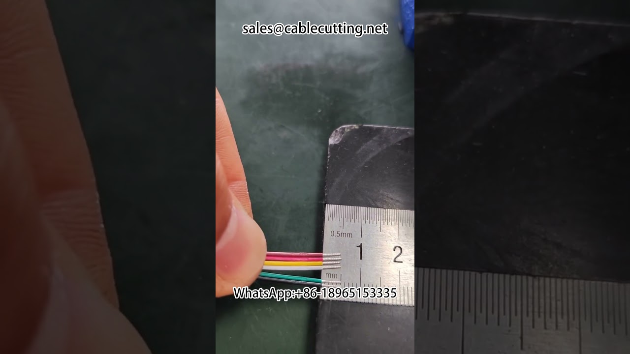 Stripping twisted wire terminal machine #harness equipment