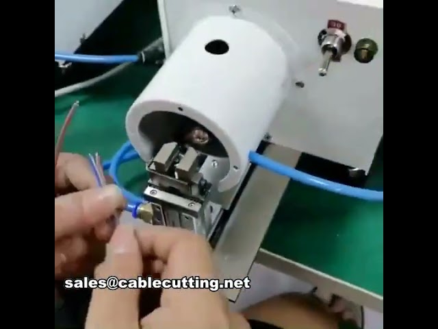 pneumatic electronic wire stripping and twisting machine WPM-200T