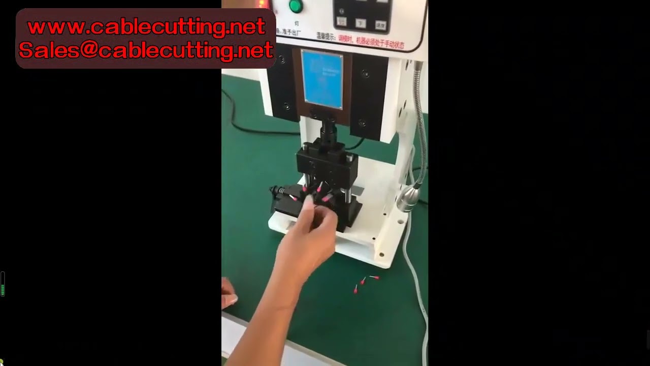 1 5T Low Noise Terminal Crimping Machine Electric Terminal Crimper Vertical Horizontal Single Grain