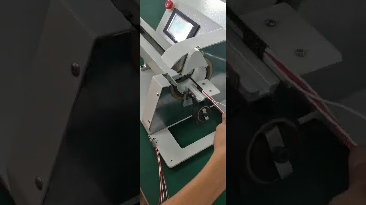 Taping wrapping machine with pull wire WPM 303K 1