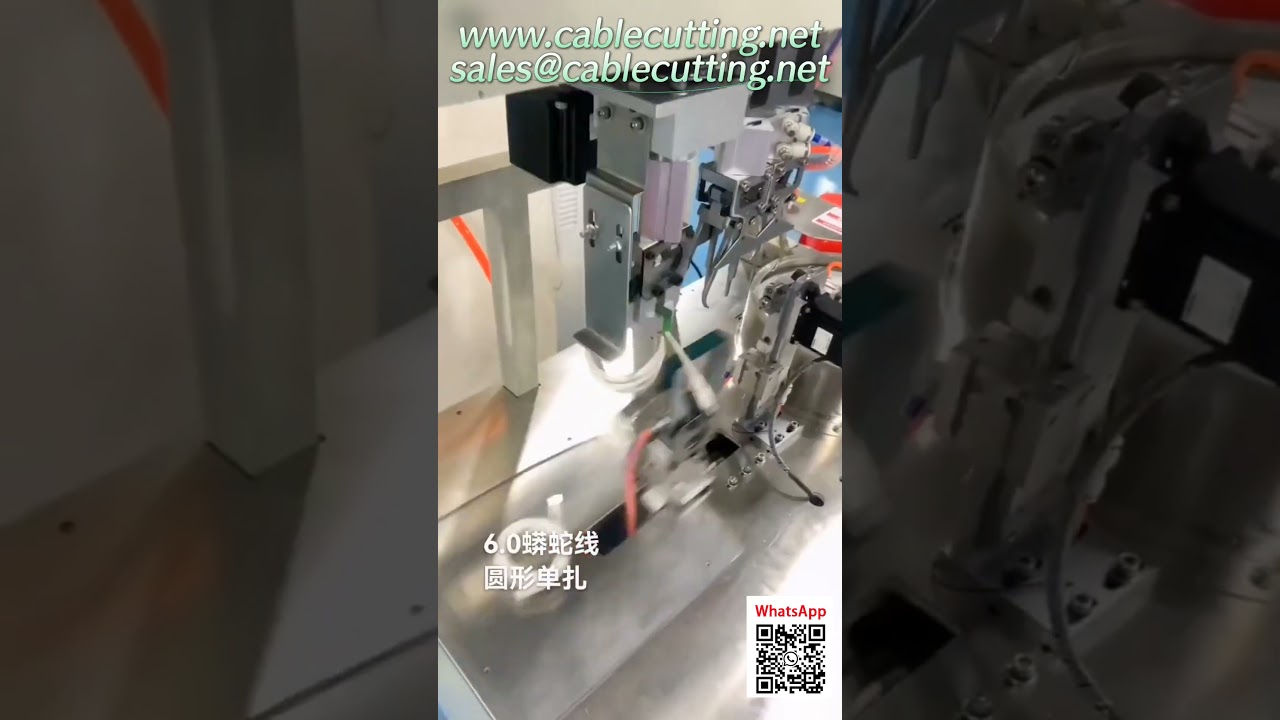 Automatic Wire Cutting and Stripping Machine with 6 Spindles