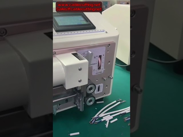 Round PVC Sheathed Cable Cutting Stripping Machine Multi Cores Wire Stripping Machine