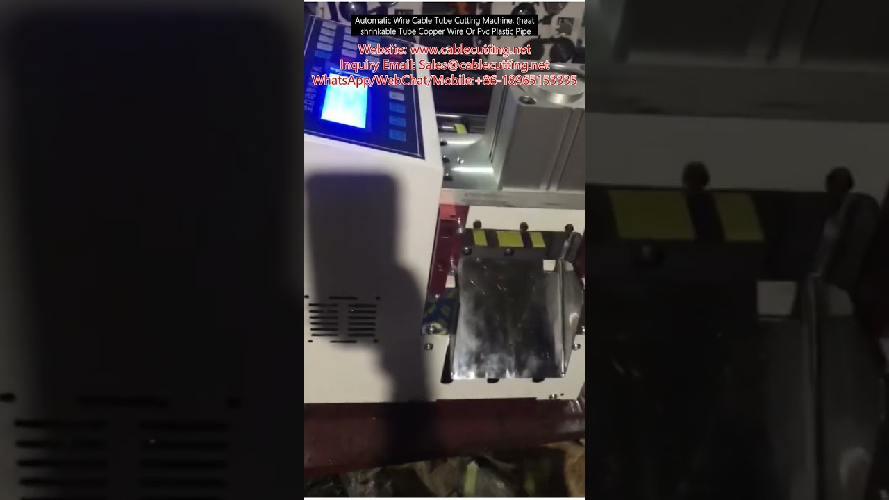 Automatic Wire Cable Tube Cutting Machine, heat shrinkable Tube Copper Wire Or Pvc Plastic Pipe