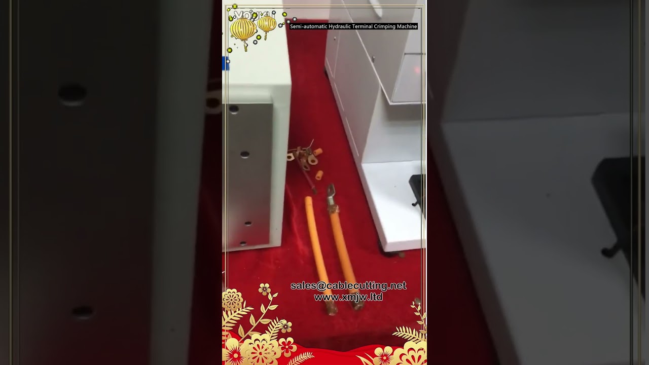 Semi automatic Hydraulic Terminal Crimping Machine