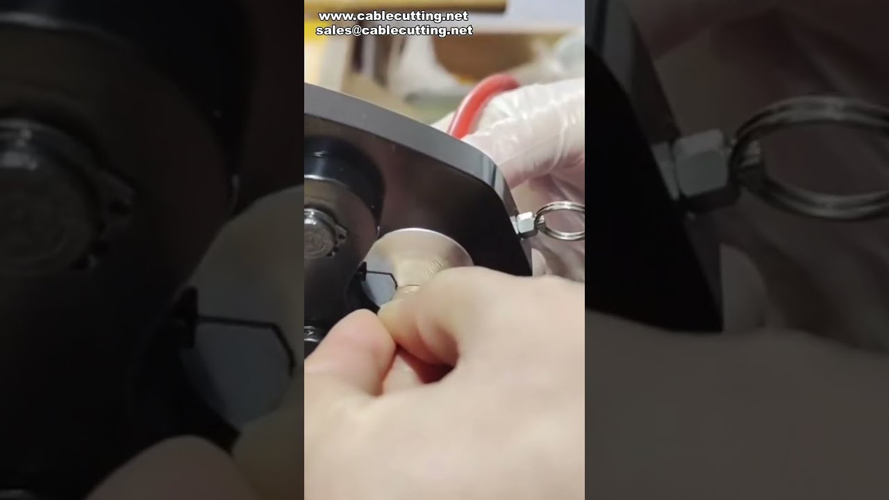 Pneumatic Terminal Crimping Machine for Open Lugs 5 300A Hex or Indent Crimp #factory #machine