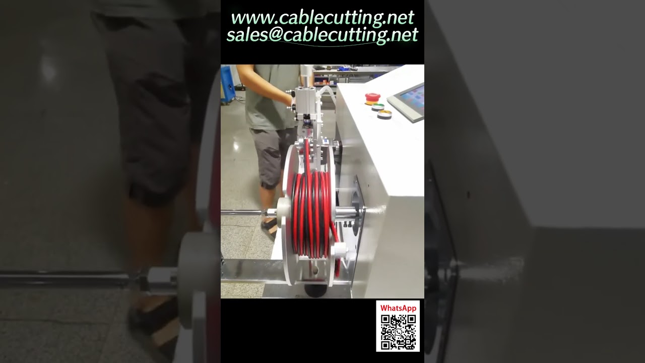 Cable Metering & Spooling Machine for Wire Harnesses  Perfect for Bobbins