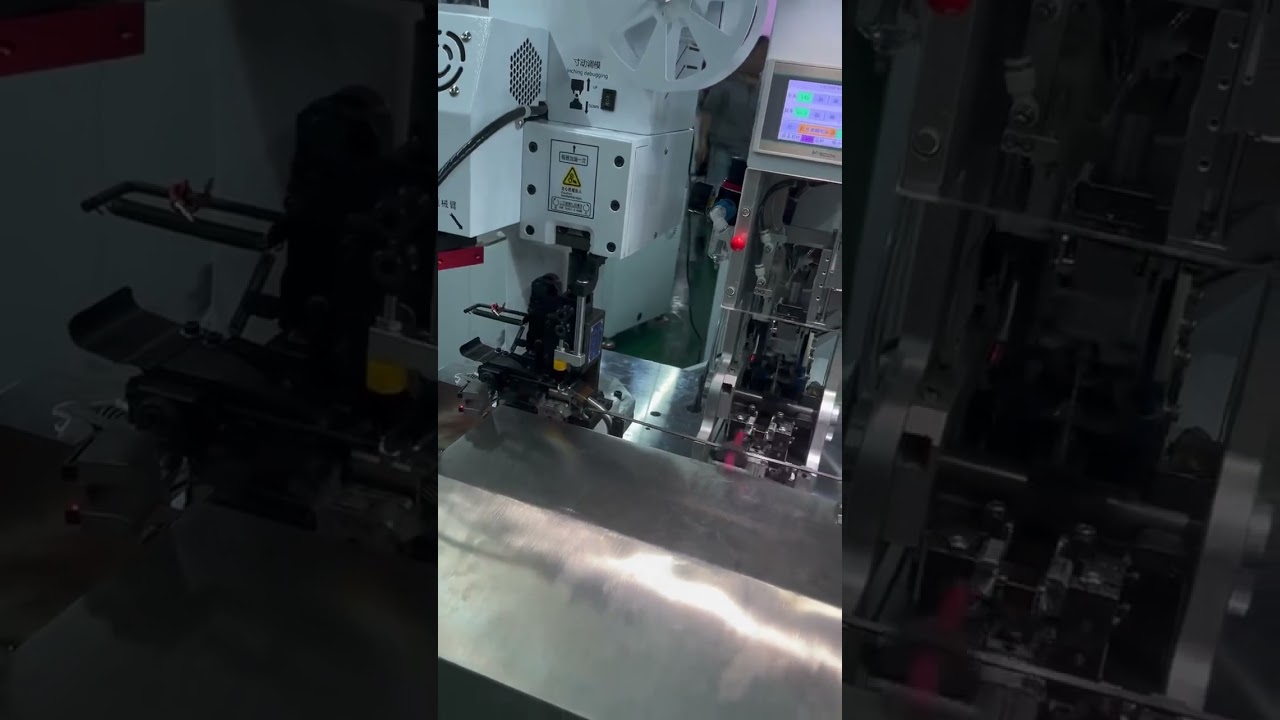 Fully Automatic Double Head Crimping Machine with Waterproof Plug Insertion Crimping Real Shot