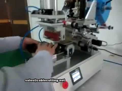 automatic round flat bottle labeling machine