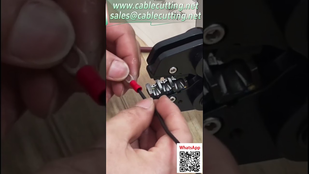 氣動端子壓接機  壓接二次線效果實拍展示