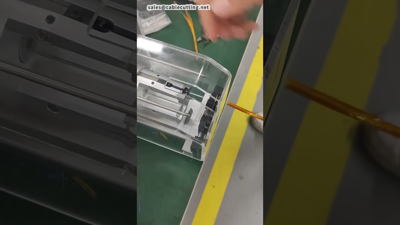 High Precision Coaxial Cable Stripping Machine #factory #machine