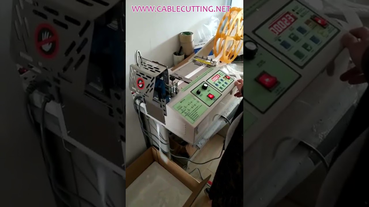 Automatic Ribbon & Zipper Tape Cutting Machine for Nylon Belt