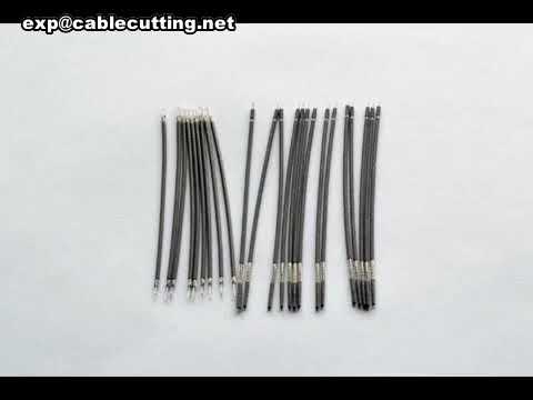 Automatic Coaxial Cable Cutting and Stripping Machine | Full Auto Wire Processing