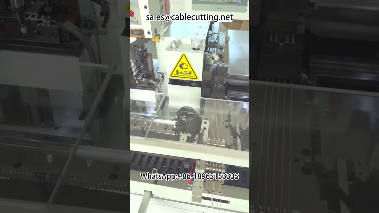 Five wire double head terminal machine #multifunctional end dipping tin machine