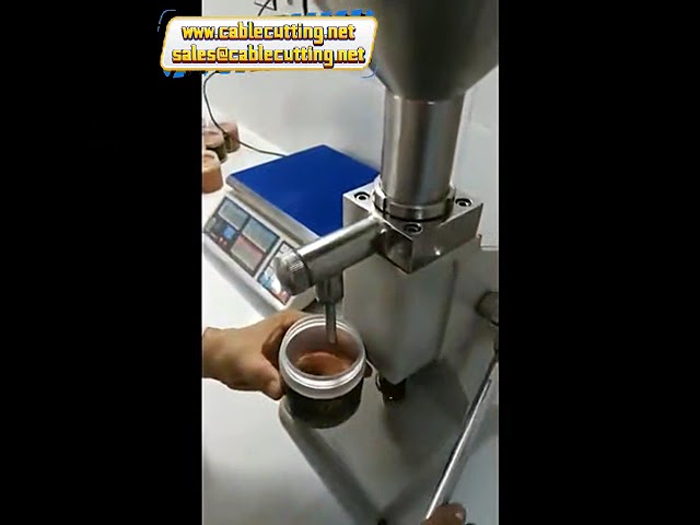 Small A03 manual 10 100g nail polish gel lip gloss filling machine