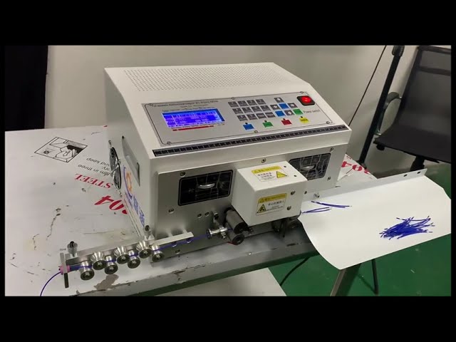 Double Guide Tube Used Cable Wire Cut And Strip Machine Wire Cutting And Stripping Machine