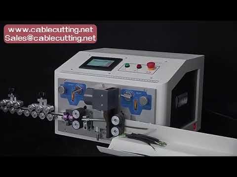 905 906 Full Automatic Sheath Wires Stripping Machine 4 Wheels 6 Wheels Cores Wire Optional Manipula