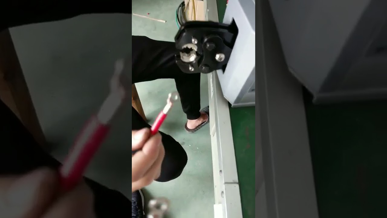 PNEUMATIC TYPE TERMINAL CRIMPING MACHINE WPM-120Y